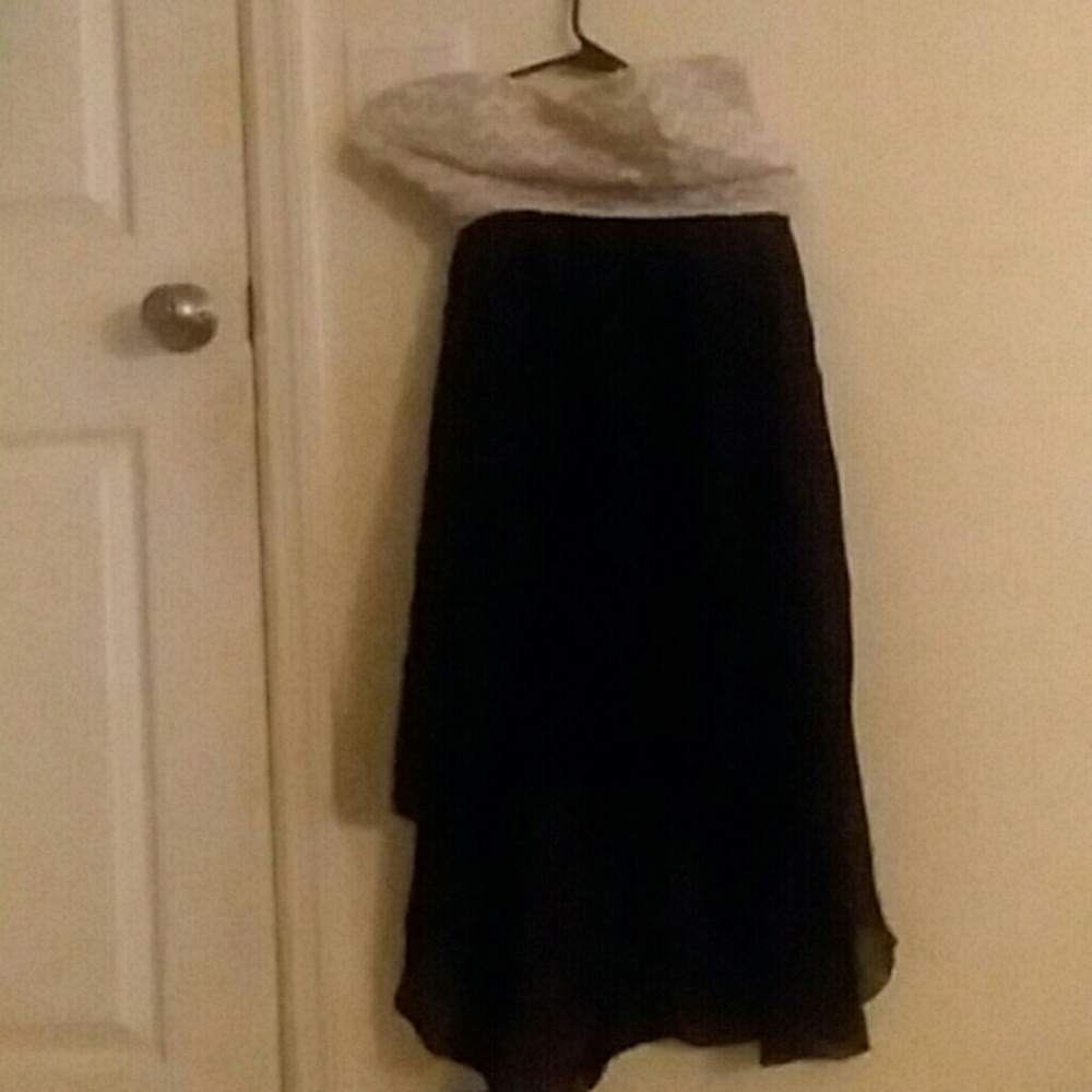 Strapless dress
